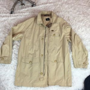 Lacoste light weight tan jacket
